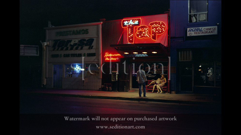 A neon light, El Paso Sedition