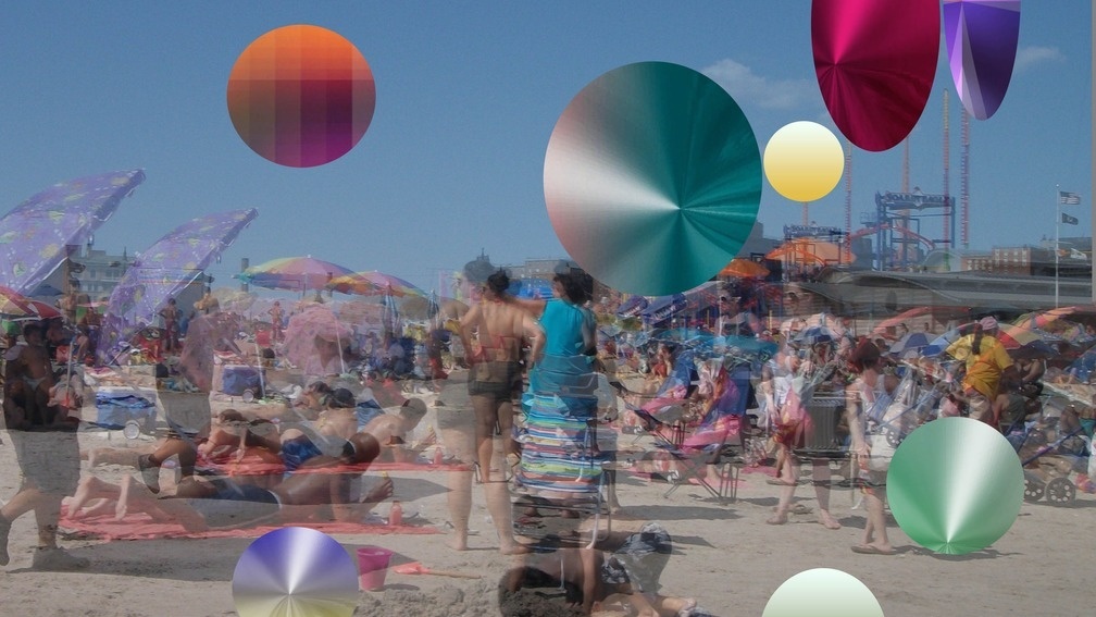 Mirage at the Coney Island Beach for Albert Einstein