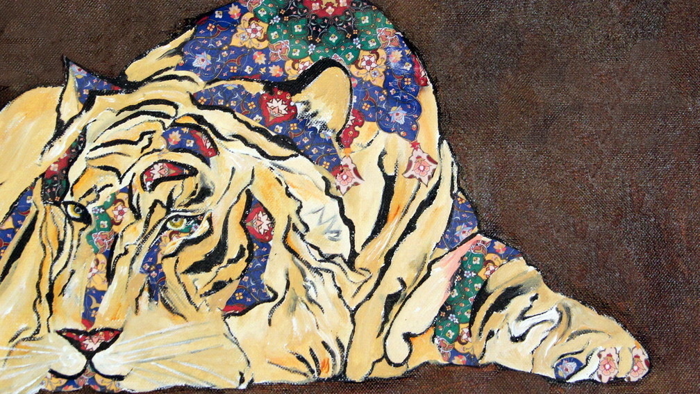 Tiger left our house