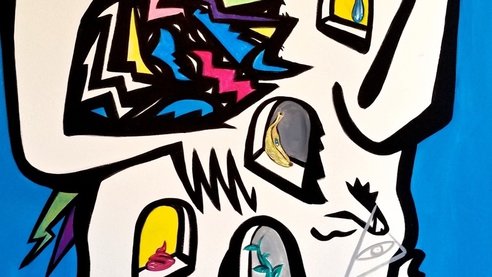 conversation, 100x165cm