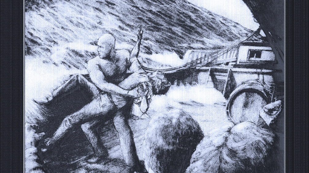 Jonah Being Thrown from the Ship