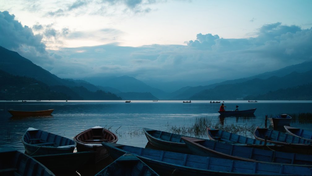 Nepal, Pokhara, Lake Phewa, 2009