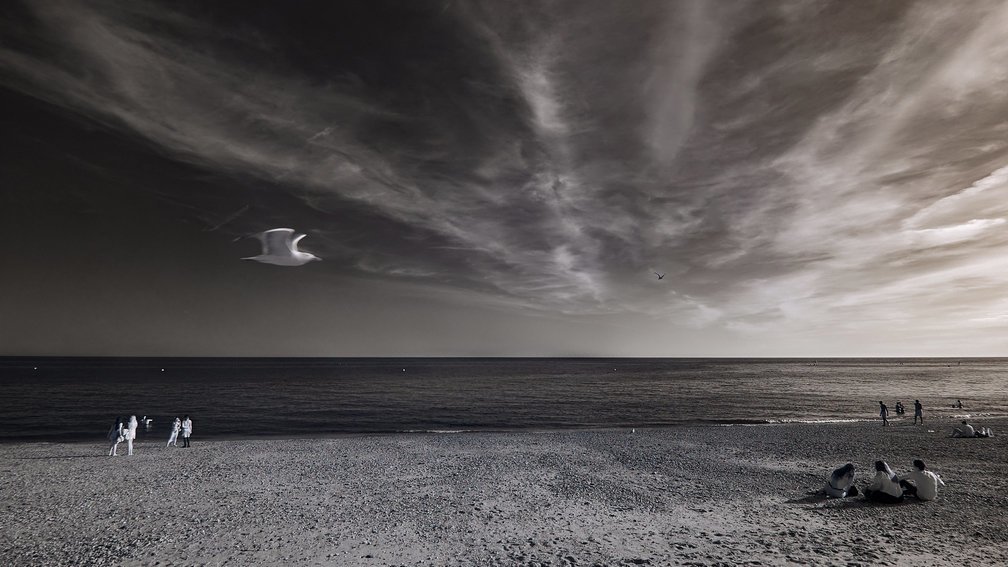 Brighton beach, England