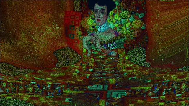 Emerald Flux after Klimt