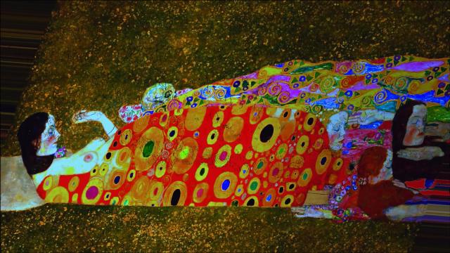 Hope II after G. Klimt